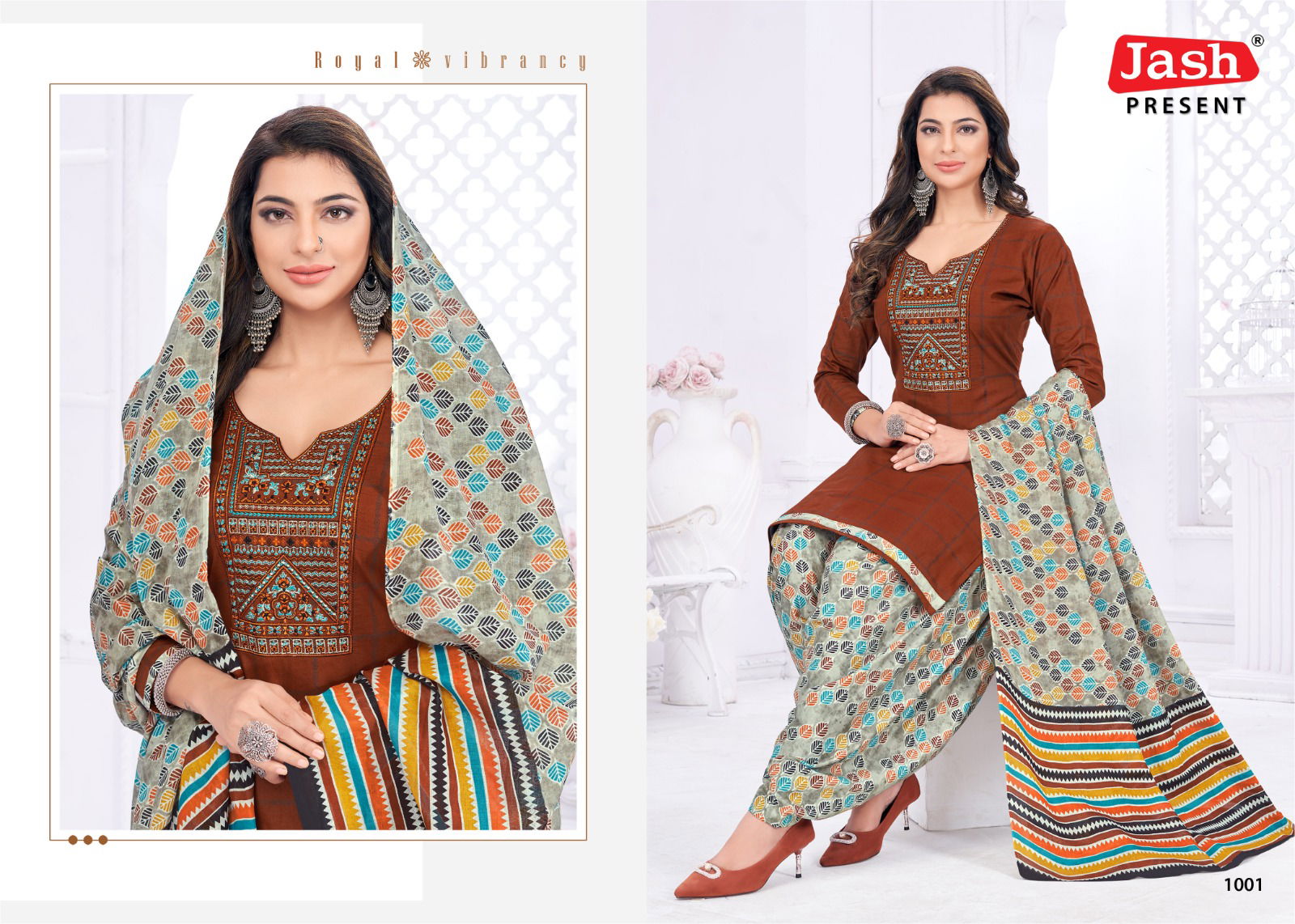 Jash Anupama Vol 1 Cotton Dress Materials Catalog
